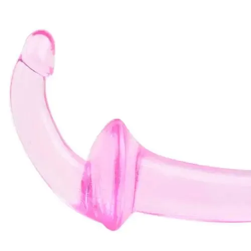 12-inch Pink Large Strapless Double Strap on Dildo for Couples