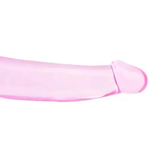 12-inch Pink Large Strapless Double Strap on Dildo for Couples