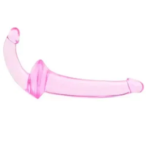 12-inch Pink Large Strapless Double Strap on Dildo for Couples