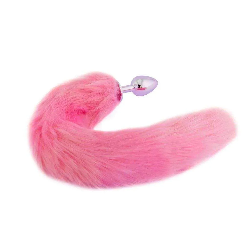 16 - 17 Pink Cat Tail Metal Plug