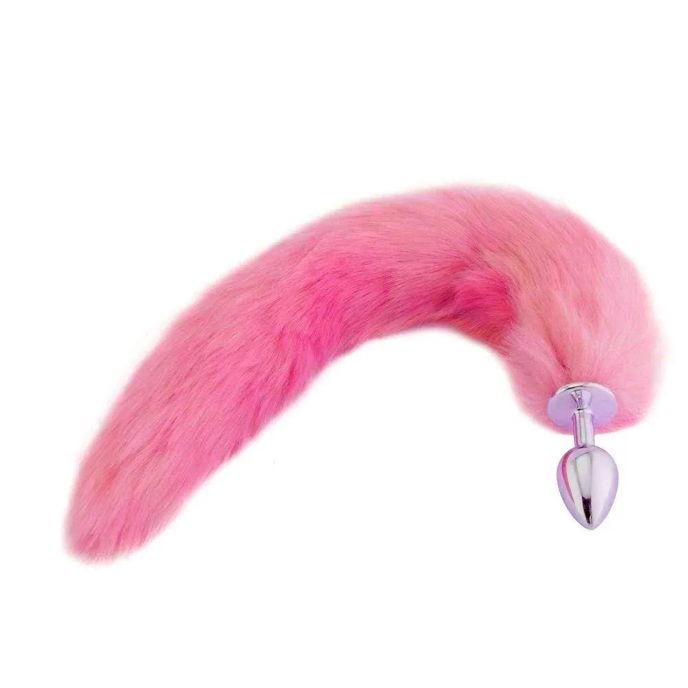 16 - 17 Pink Cat Tail Metal Plug