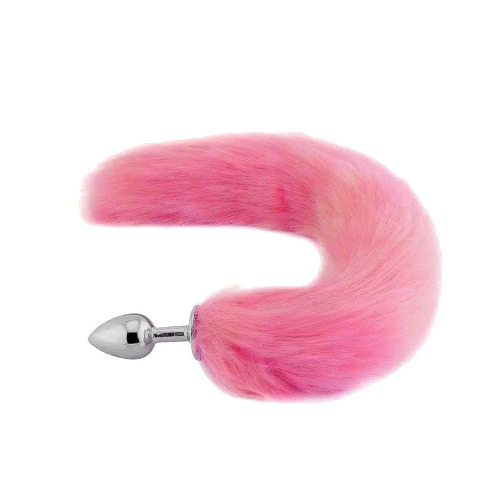 16 - 17 Pink Cat Tail Metal Plug