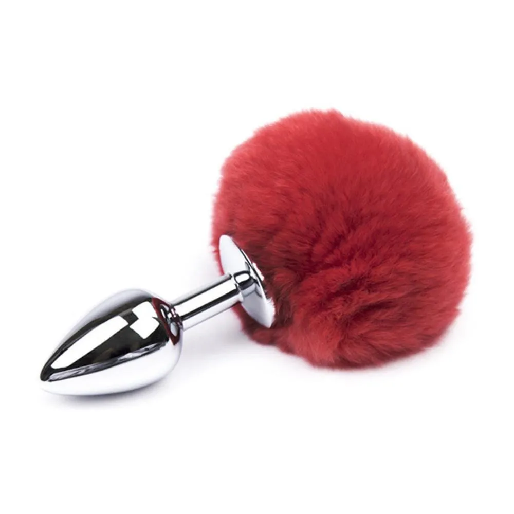 3 Tail Plug Multi Color Bunny Stainless steel