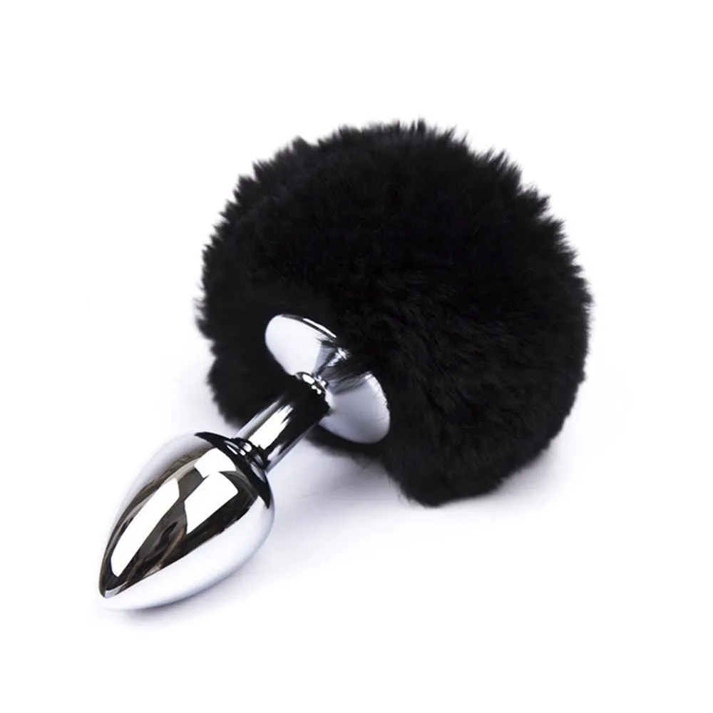 3 Tail Plug Multi Color Bunny Stainless steel