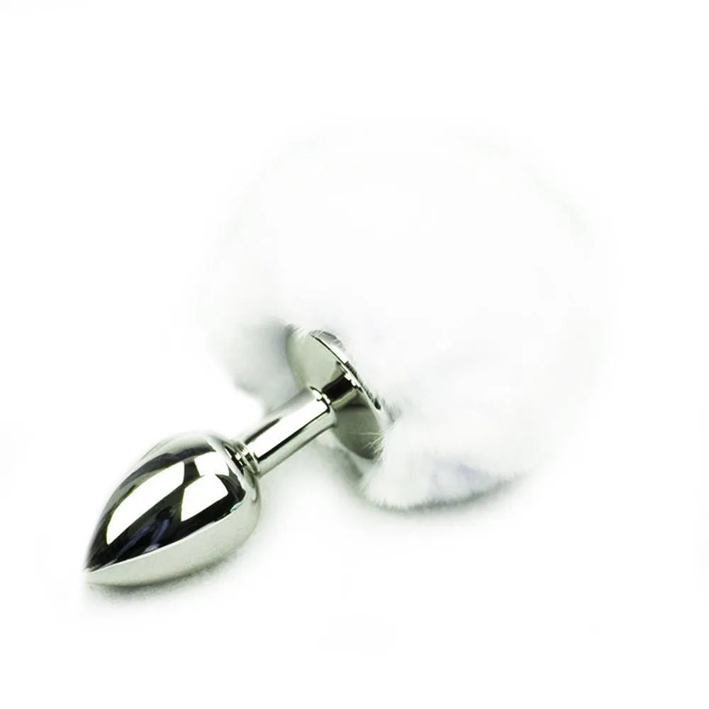 3 Tail Plug Multi Color Bunny Stainless steel