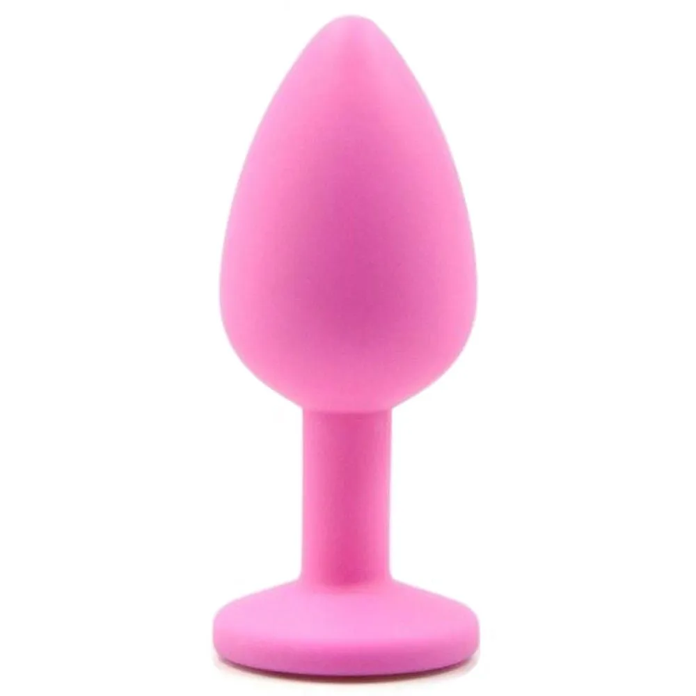3 Tail Plug White/Pink/Black Bunny Silicone