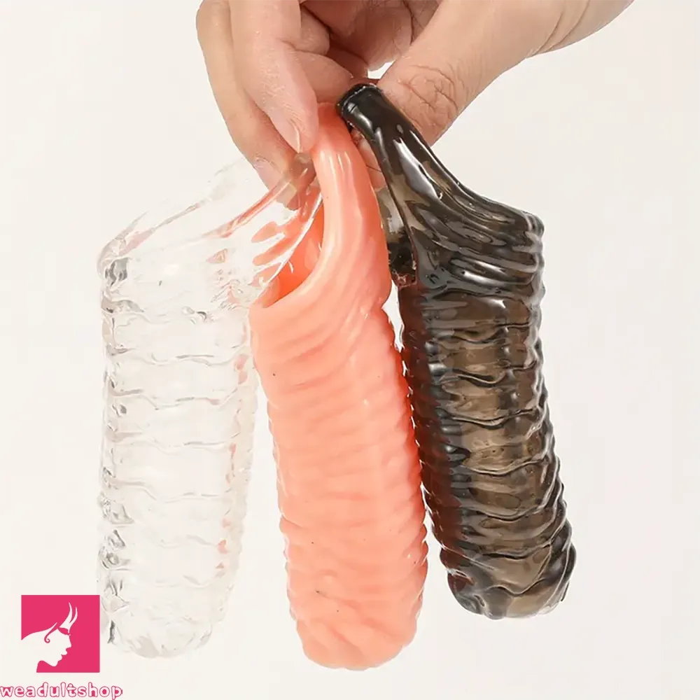 5.3in Penis Sleeve Ejaculation Soft Penis Adult Cock Toy For Couples