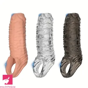 5.3in Penis Sleeve Ejaculation Soft Penis Adult Cock Toy For Couples