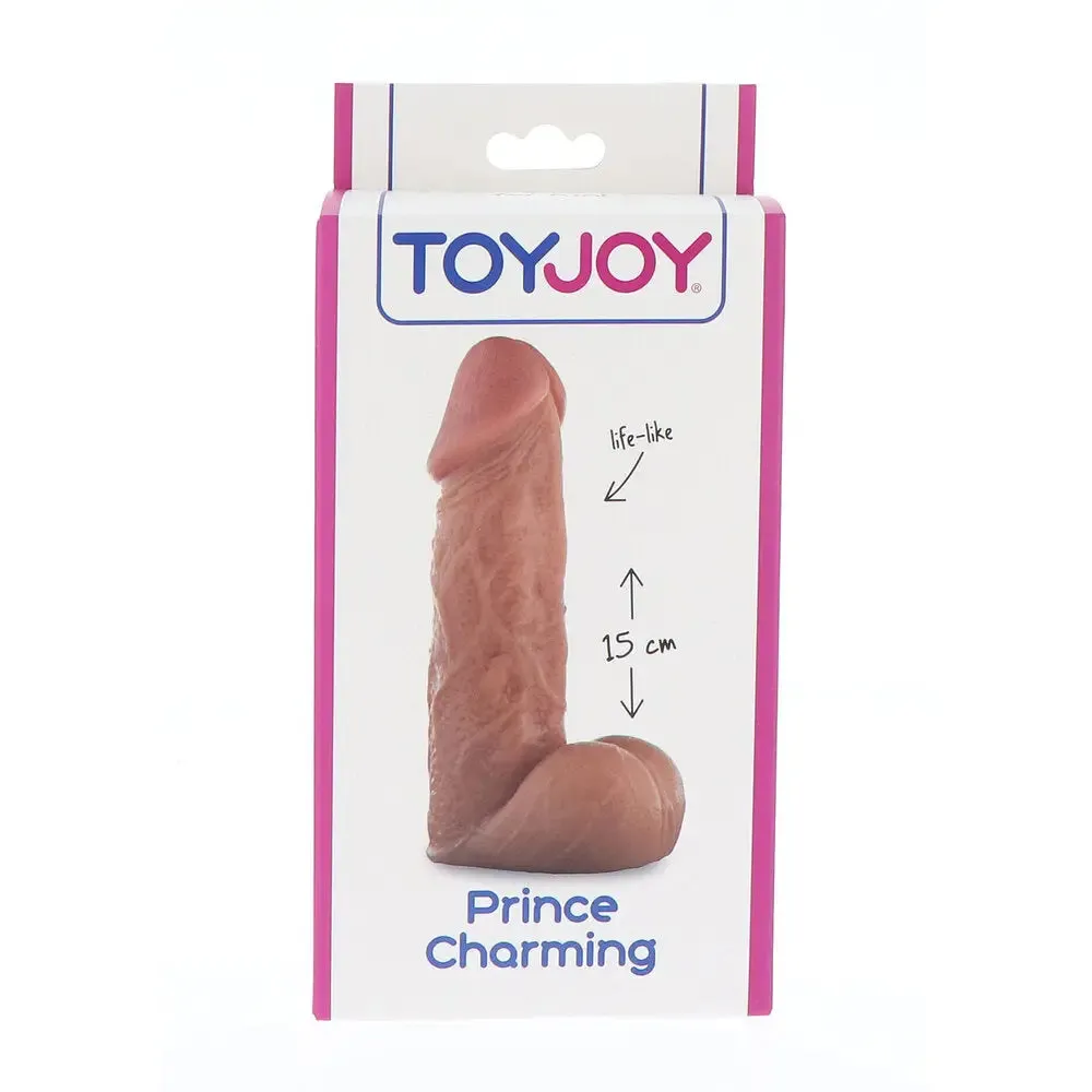 6-inch Toyjoy Rubber Flesh Pink Realistic Dildo with Balls