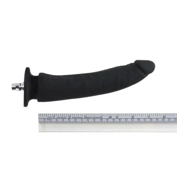 7.5'' Hard Handfeel Smooth Dildo(Black)