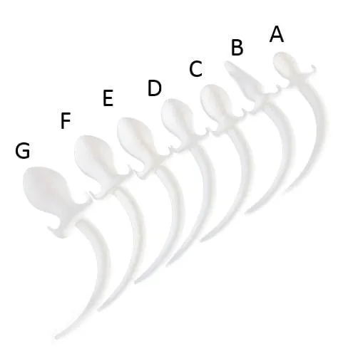 8 Dog Tail Plug Glow in the Dark Silicone