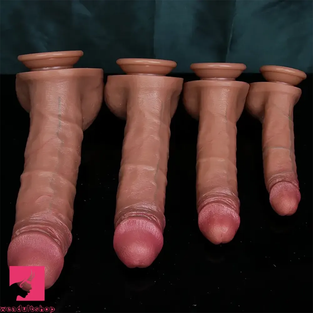 8.3in 9.6in 10.8in 12.2in Real Veins Personal Soft Big Real Prostate Dildo