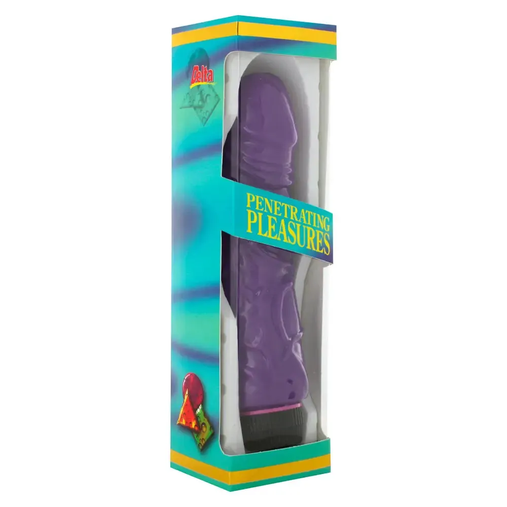 8.5-inch Seven Creations Purple Multi Speed Realistic Vibrator