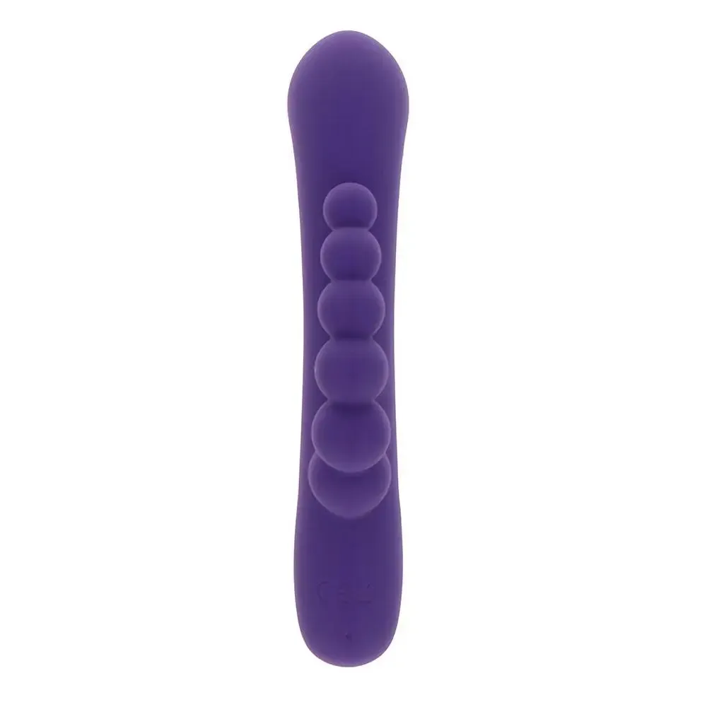 8.5-inch Toyjoy Silicone Purple Rechargeable Rabbit Triple Pleasure Vibrator