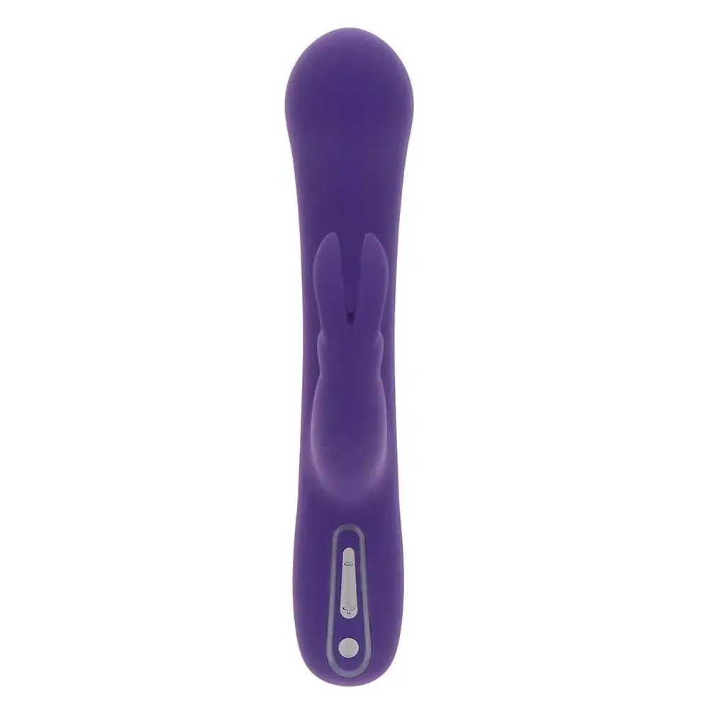 8.5-inch Toyjoy Silicone Purple Rechargeable Rabbit Triple Pleasure Vibrator