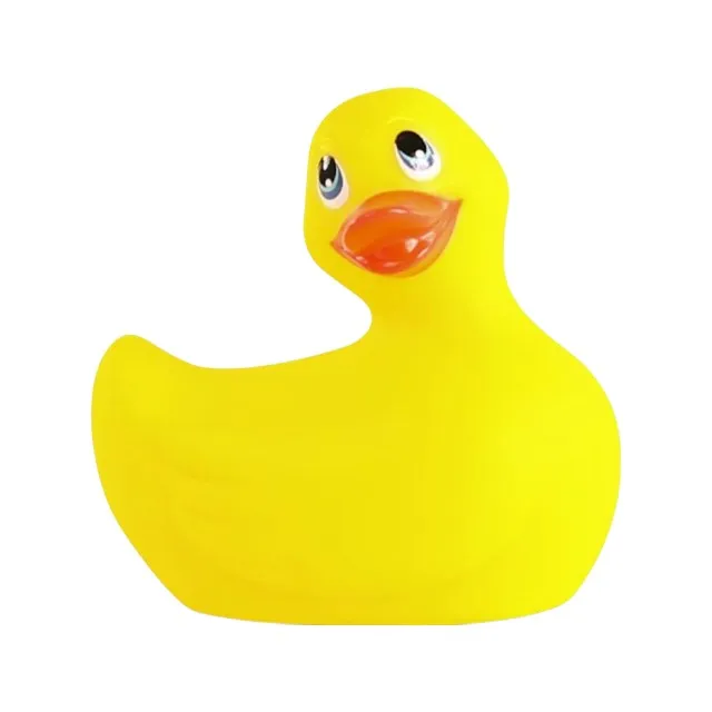 Aparat de masaj BIG TEAZE TOYS I Rub My Duckie Classic. pentru corp și zonele intime. 7 funcții de vibrație. rezistent la apă. galben
