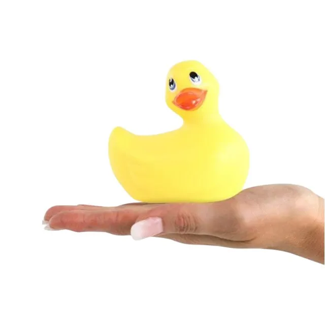 Aparat de masaj BIG TEAZE TOYS I Rub My Duckie Classic. pentru corp și zonele intime. 7 funcții de vibrație. rezistent la apă. galben