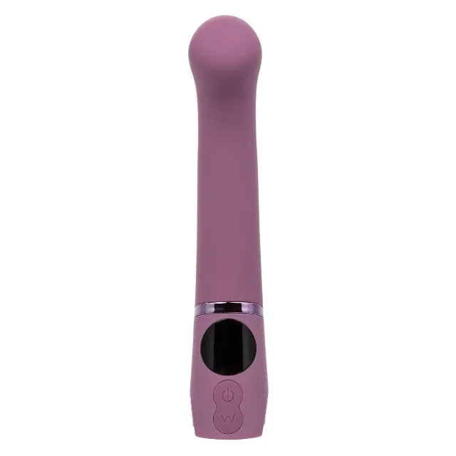 Aparat de masaj CALEXOTICS Orgasmatron Digital G-Wand. pentru corp și zonele intime. cu ecran LED. 10 funcții de vibrație. mov