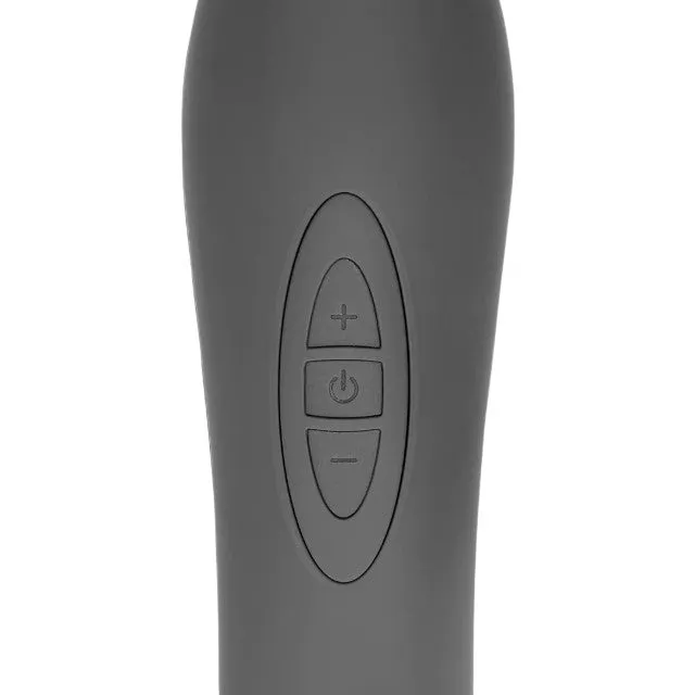 Aparat de masaj LOVELINE Powerful Wand Vibrator. pentru corp și zone intime. 20 funcții de vibrație. gri