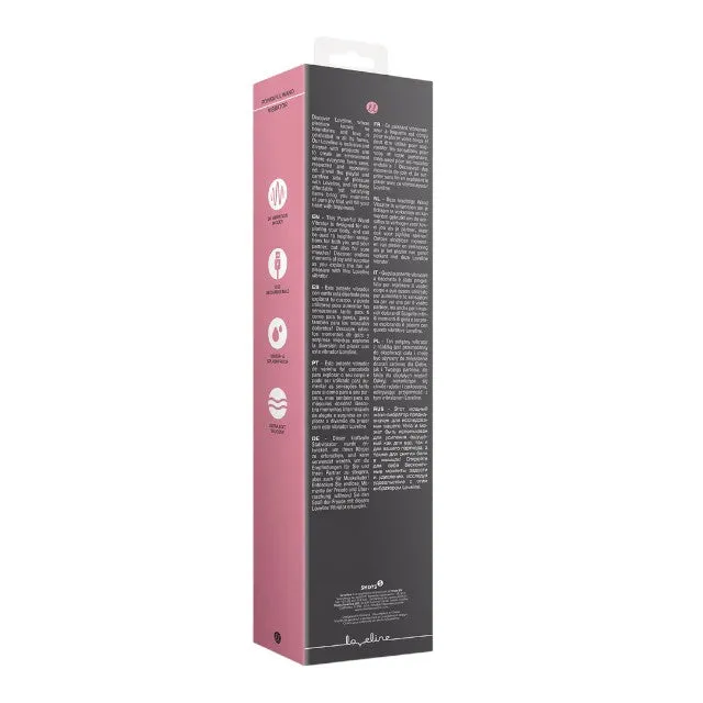 Aparat de masaj LOVELINE Powerful Wand Vibrator. pentru corp și zone intime. 20 funcții de vibrație. gri