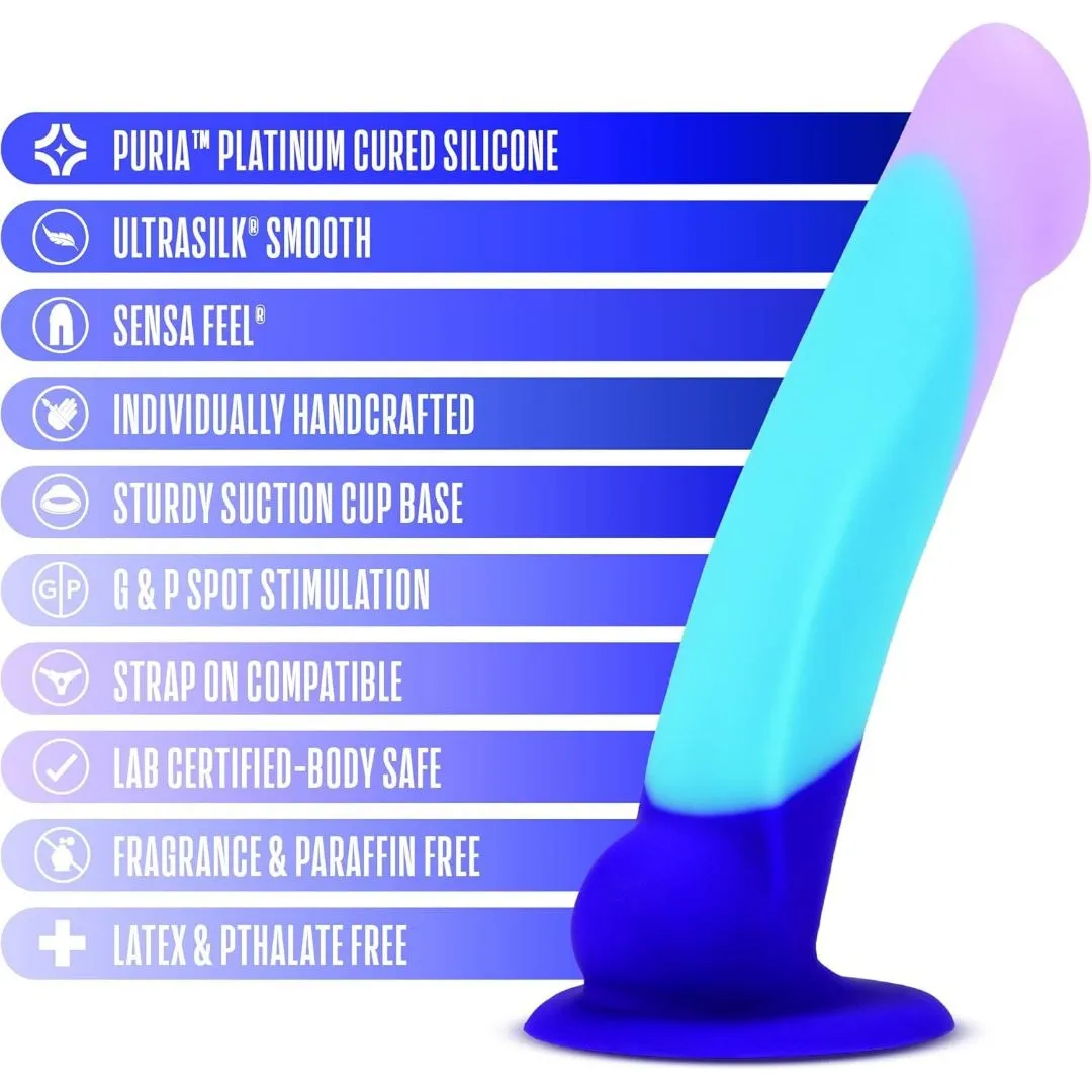 Avant D16 Purple Haze 6.5 Slim Non-Porous Silicone Dildo