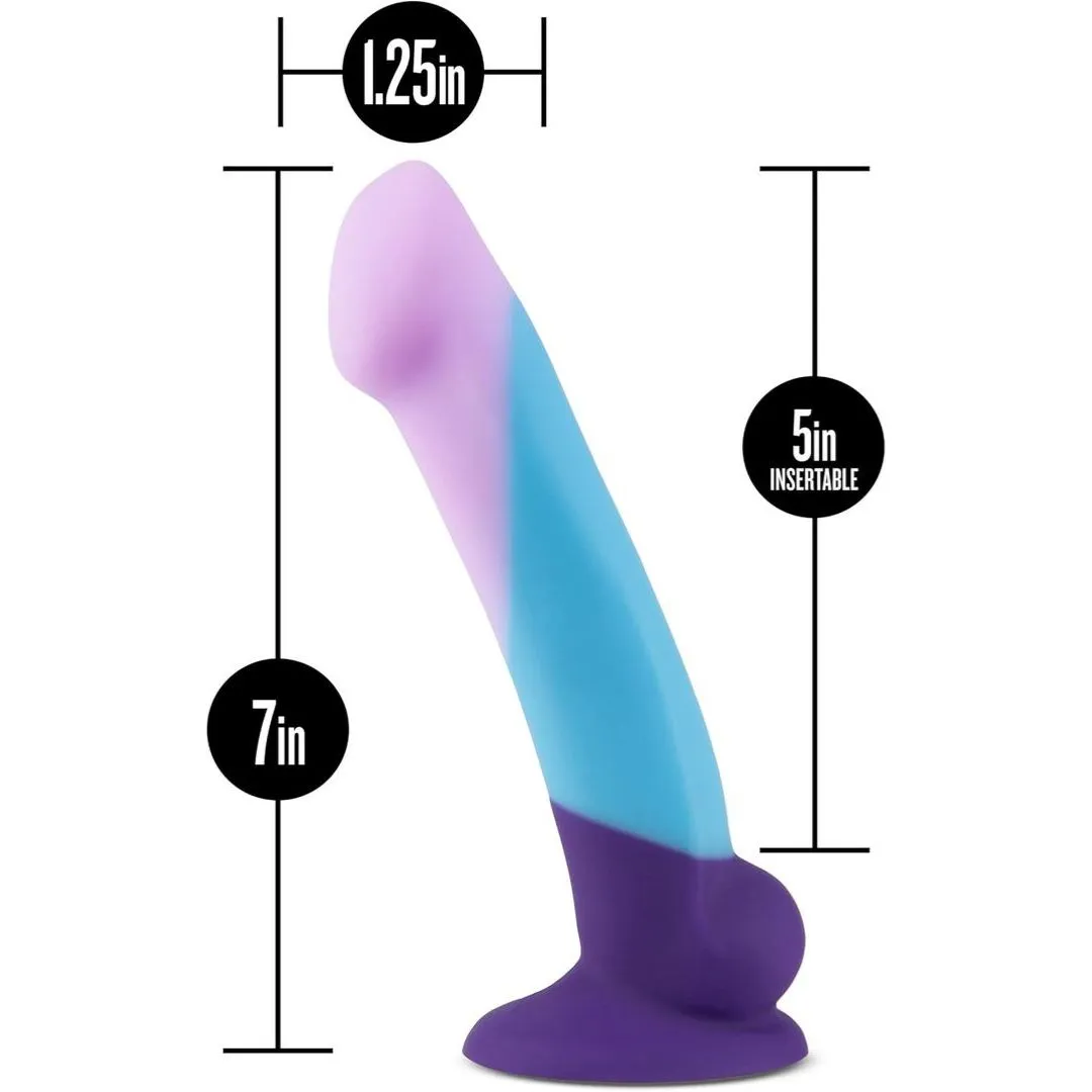 Avant D16 Purple Haze 6.5 Slim Non-Porous Silicone Dildo