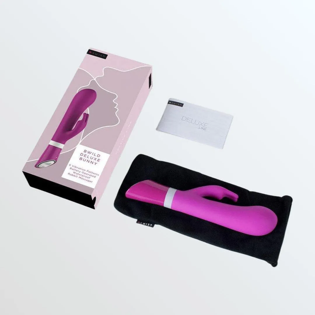 B Swish Bwild Deluxe Bunny Rabbit Vibrator - Raspberry
