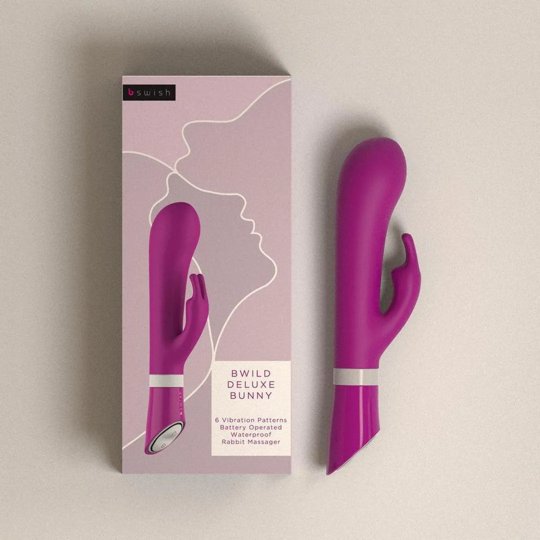 B Swish Bwild Deluxe Bunny Rabbit Vibrator - Raspberry