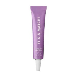 Balsam vibrator BIJOUX INDISCRETS It's A Match. pentru stimularea clitorisului. cu efect de încălzire și furnicături. 10 ml