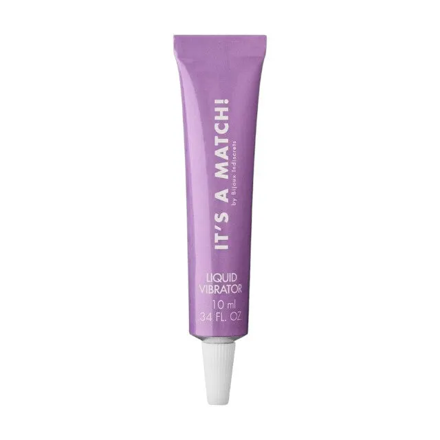 Balsam vibrator BIJOUX INDISCRETS It's A Match. pentru stimularea clitorisului. cu efect de încălzire și furnicături. 10 ml