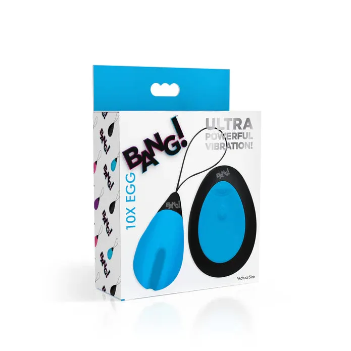 Bang 10x Silicone Vibrating Egg by XR