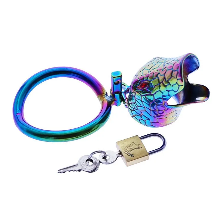BDSM Snake-shaped Chastity Lock Prevents Derailment
