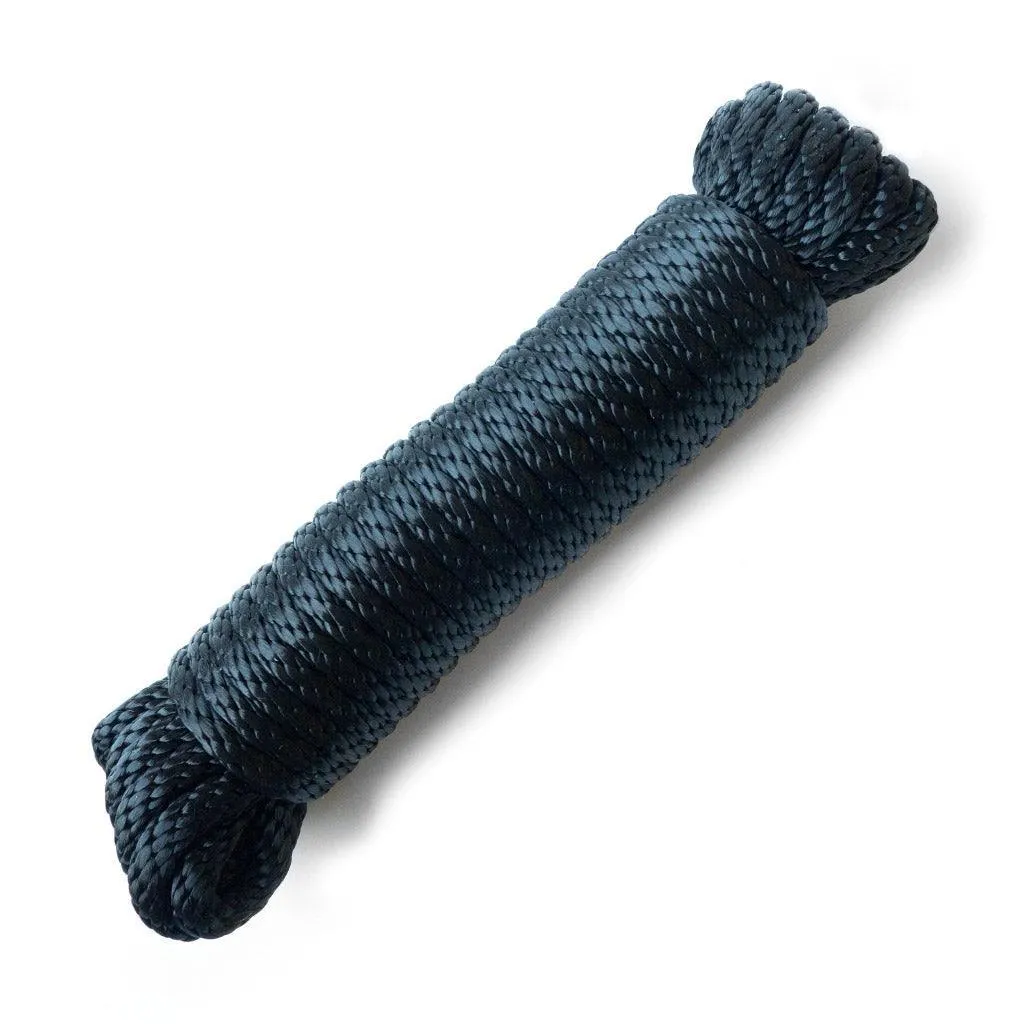 Black Nylon Rope. 25-ft