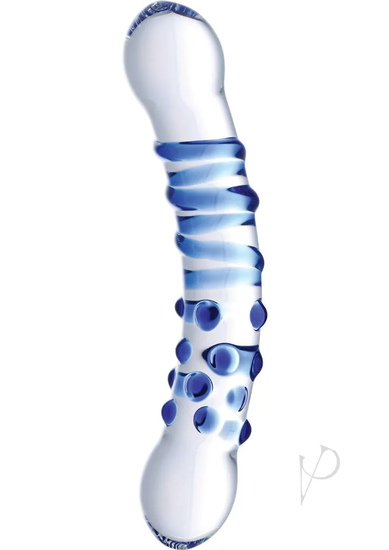 Blu Dual Ended Glass Dildo