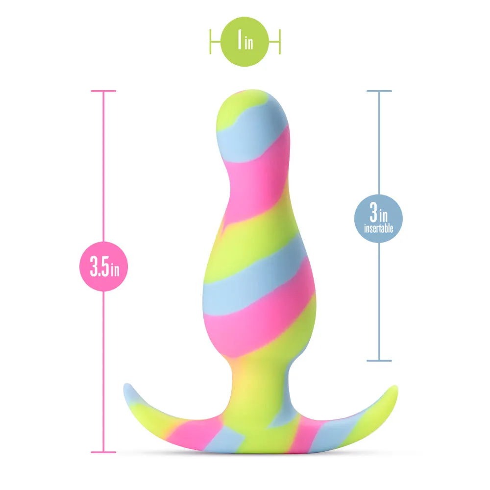 Blush Avant Artisan 3-Inch Tapered Butt Plug with Pleasure Curves