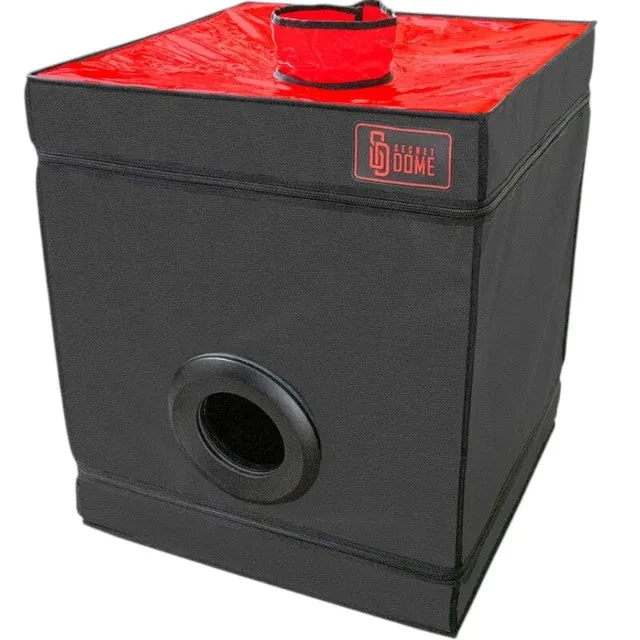 Cabină de sex SECRET DOME Bukkake Black & Red. mobilier pentru jocuri erotice BDSM. cu saltea și cătușe. negru cu roșu