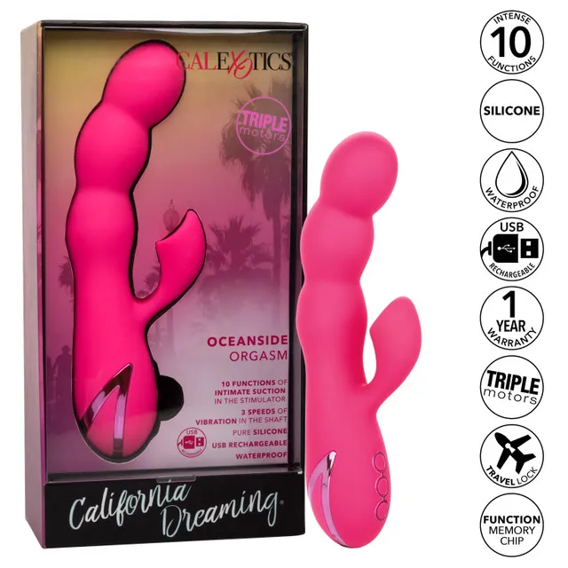 California Dreaming Oceanside Orgasm Dual Stimulation Vibrator