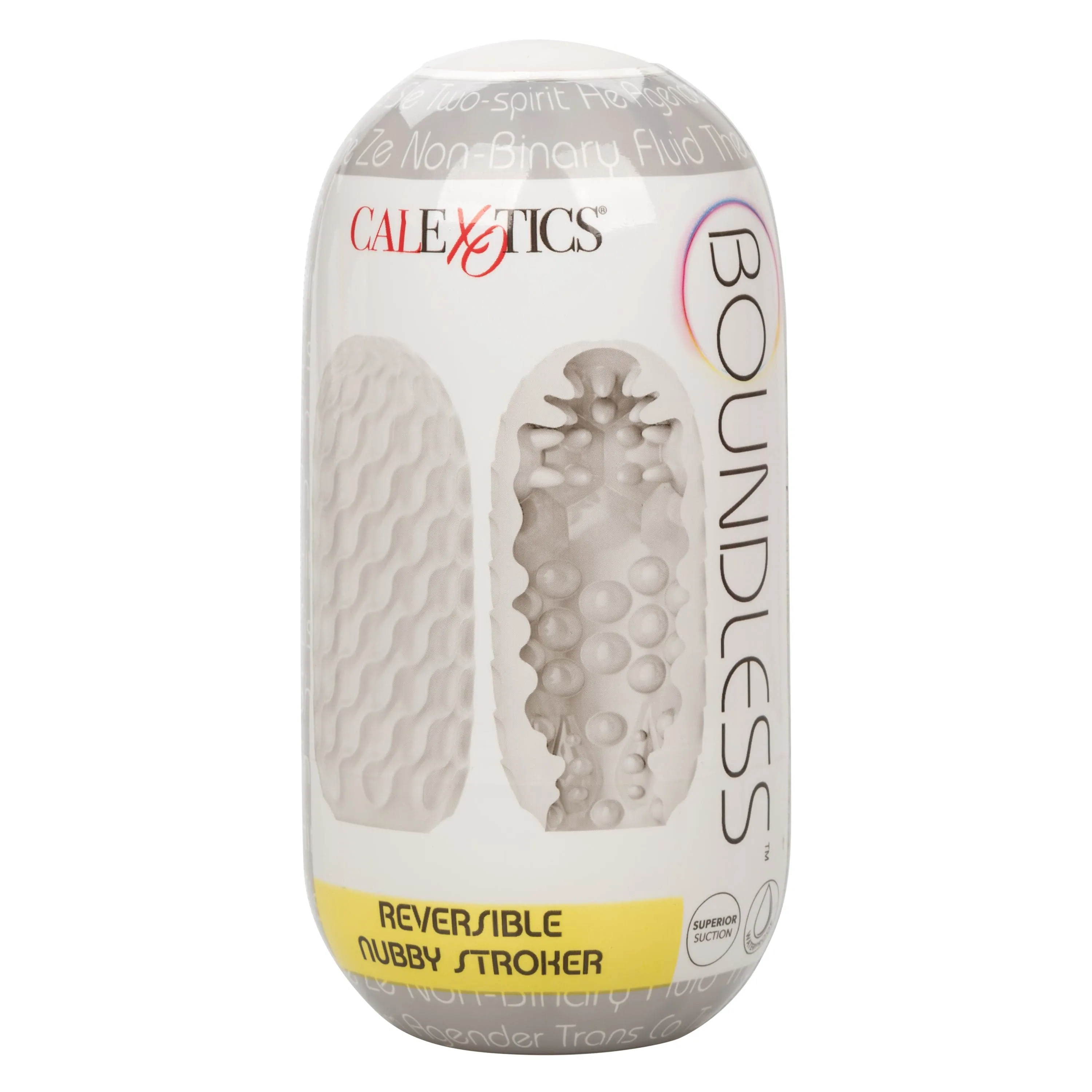 California Exotics - Boundless Reversible Nubby Soft Stroker (White)