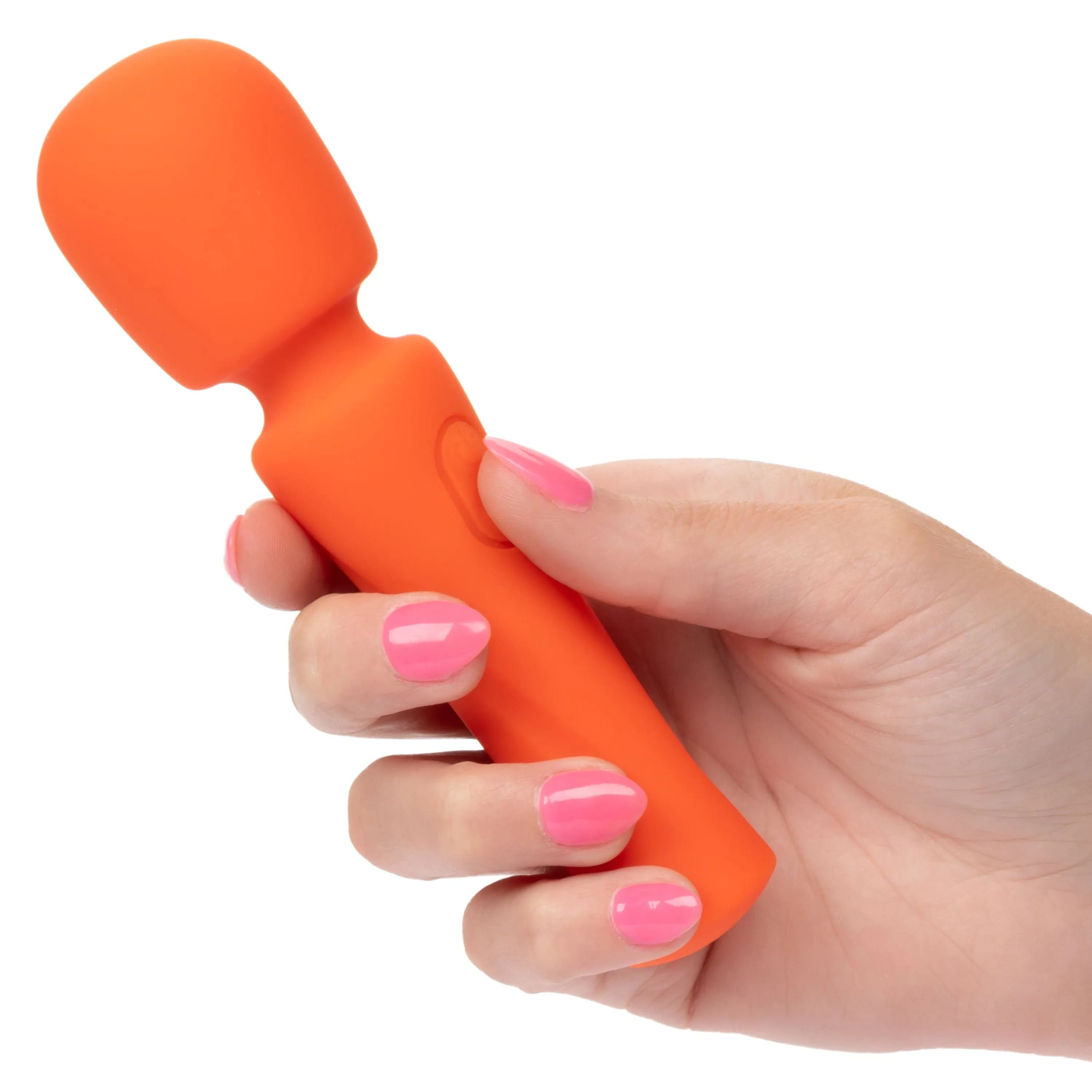 California Exotics - Stella Liquid Silicone Mini Wand Massager (Orange)