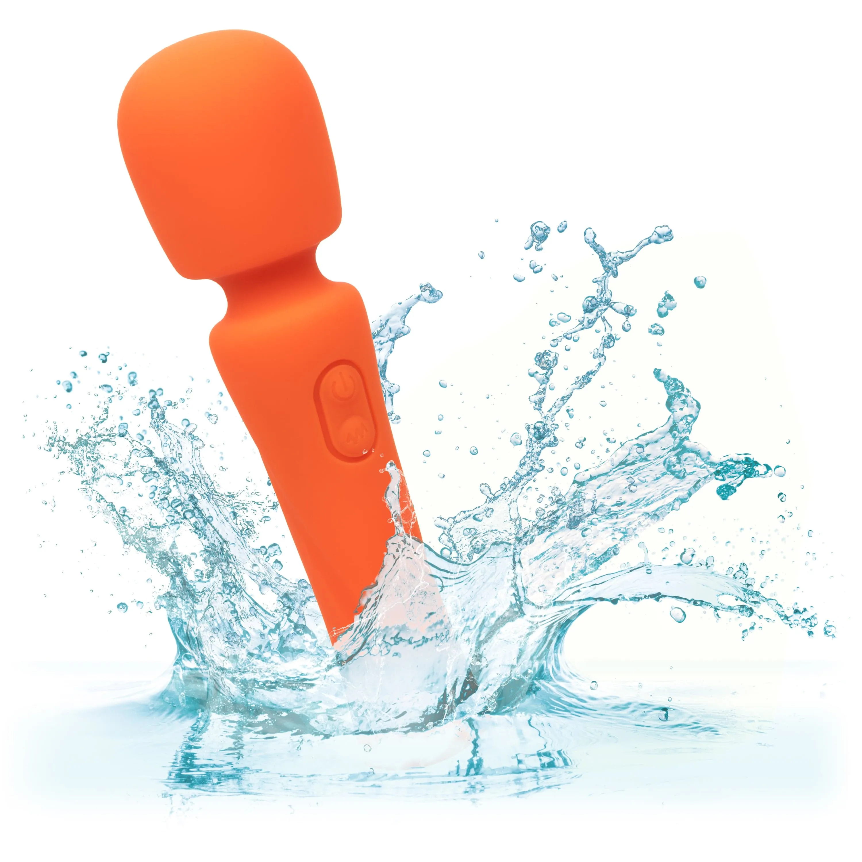 California Exotics - Stella Liquid Silicone Mini Wand Massager (Orange)