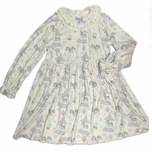 Carousel Ponies Vintage Style Nightgown Pajamas