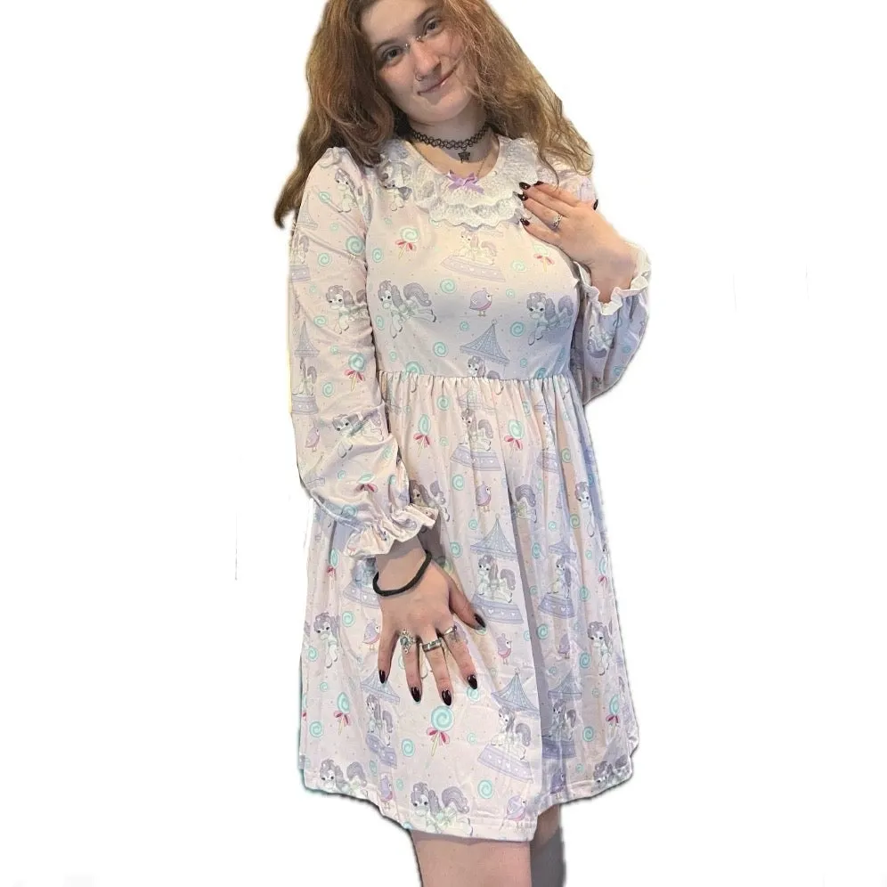 Carousel Ponies Vintage Style Nightgown Pajamas