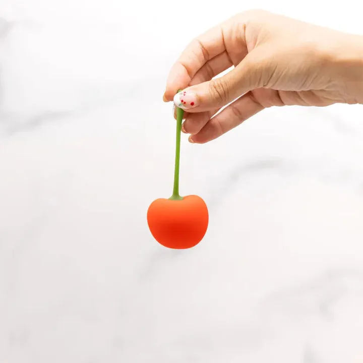 Cherry Vibrating Egg by Emojibator