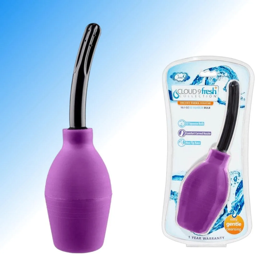 Cloud 9 Fresh   Deluxe Anal Soft Tip Douche with Squeeze Bulb
