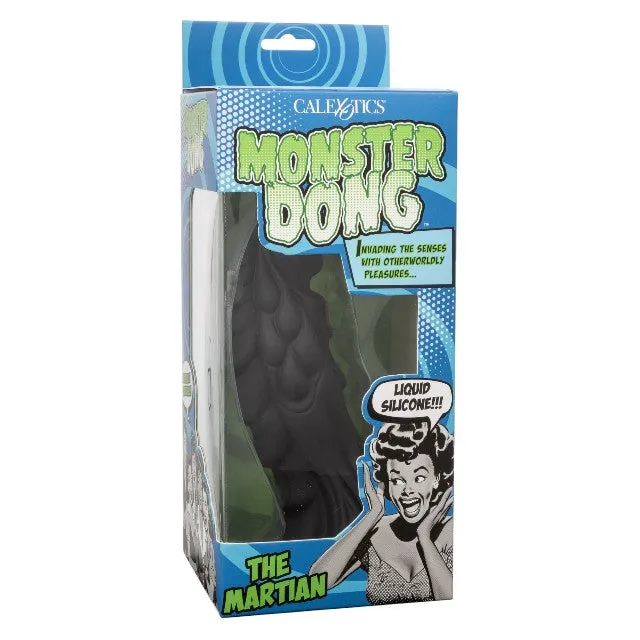 Dildo CALEXOTICS Monster Dong THE MARTIAN. bază cu ventuză pentru fixare. rezistent la apă. lungime 19.5 cm. negru
