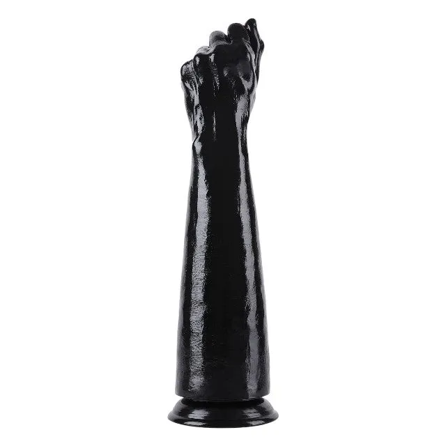 Dildo EXTREME by Hidden Desire FIST FUCKER XXXL. în formă de mână. diametru 8.5 cm. lungime 39 cm. negru