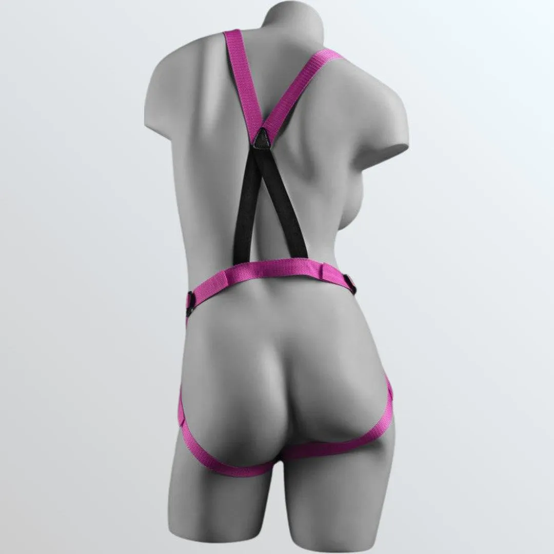 Dillio 7 Pink Strap-on Suspender Harness Set