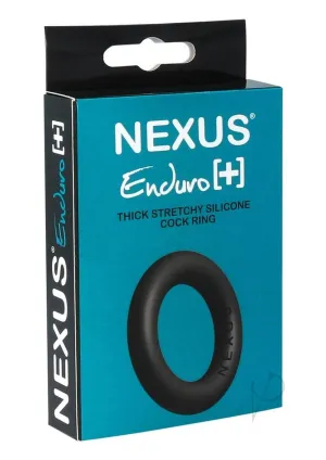 Enduro Plus Thick Silicone Cock Ring Blk