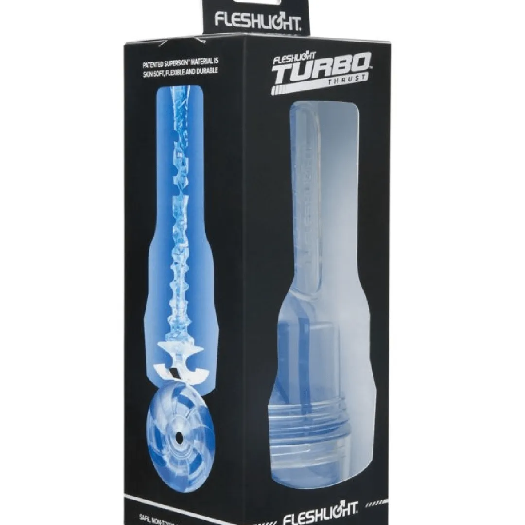 Fleshlight Turbo Thrust Blue Ice Oral Sex Feel Pussy Masturbator
