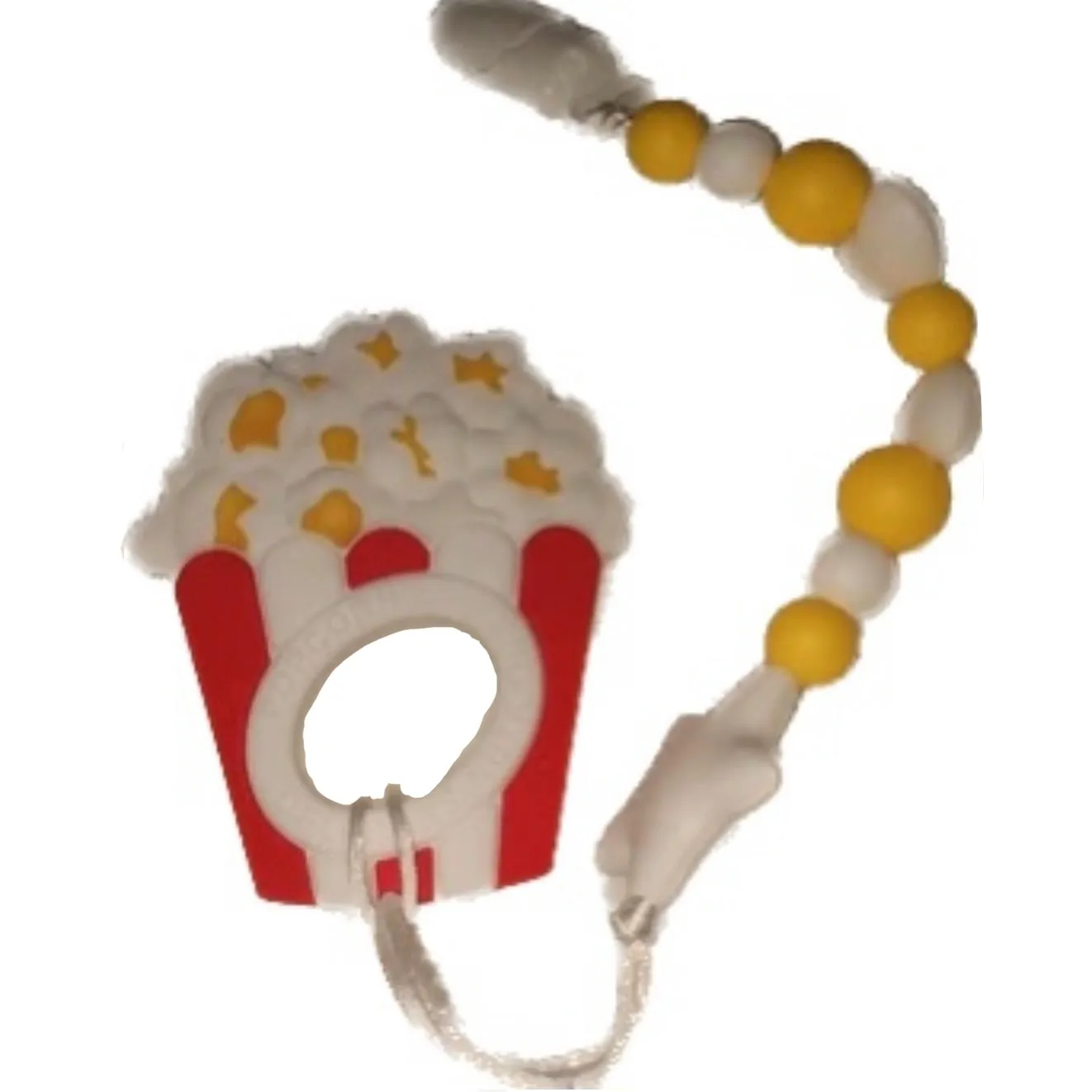 Food Silicone Teether Chewing Toy Pacifier Clip VARIETY
